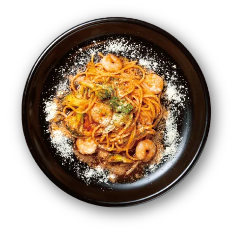 海老&ブロッコリートマト